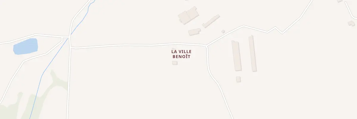 Plan du 5945 La Ville Benoît à Saint-Carreuc