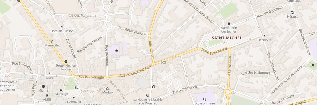 Plan du 2B Rue du Docteur Rochard à Saint-Brieuc