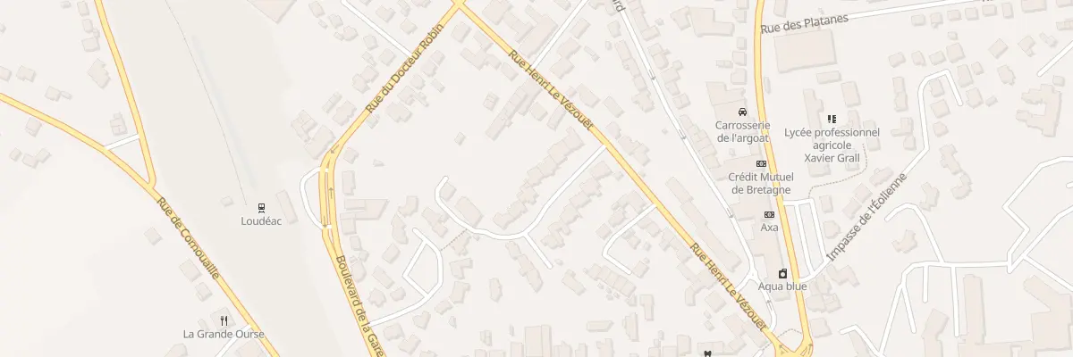 Plan du 6 Rue du Petit Paris à Loudéac