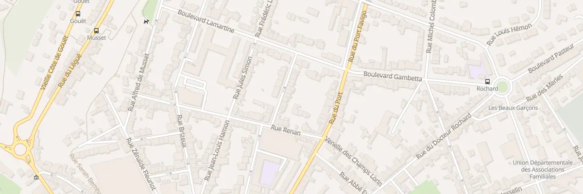Plan du 10 Rue Villiers de Isle Adam à Saint-Brieuc