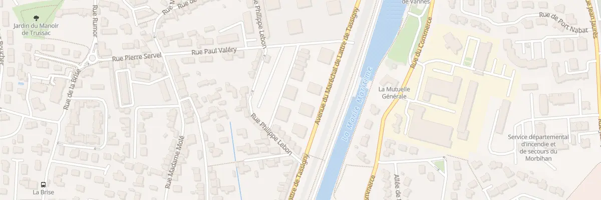 Plan du 3 Rue Charles-Marie Guillois à Vannes