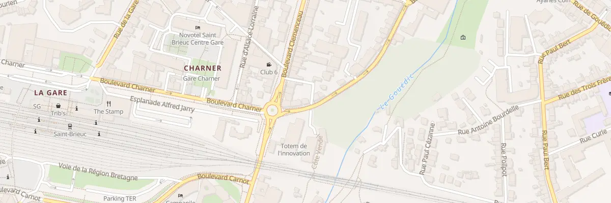 Plan du 64 Bd Waldeck-Rousseau à Saint-Brieuc