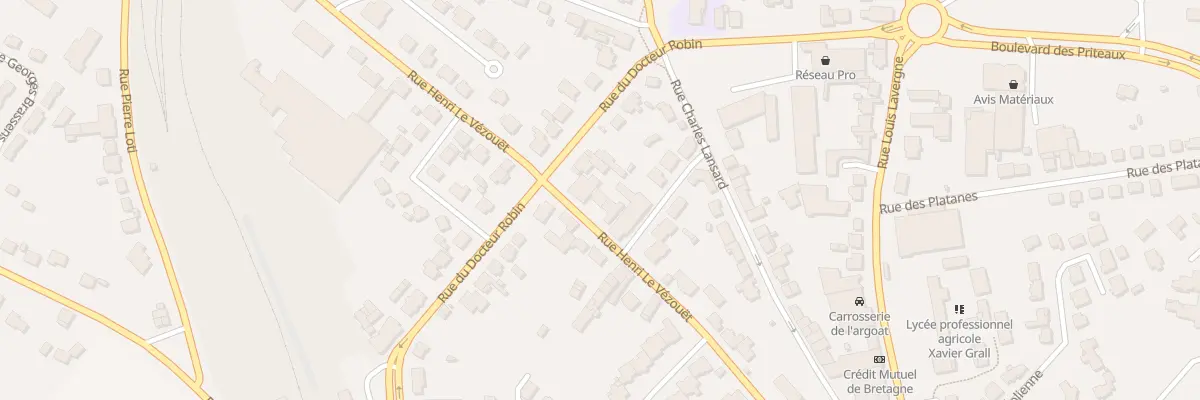 Plan du 48 Rue Henri le Vézouet à Loudéac