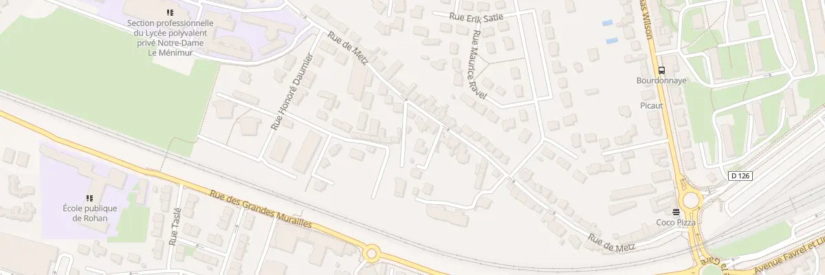 Plan du 45 Rue de Metz à Vannes