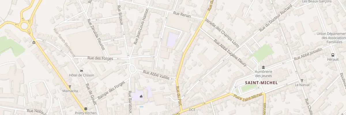Plan du 25 Rue du Port à Saint-Brieuc