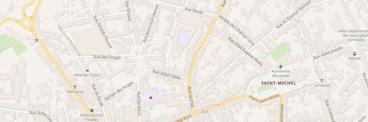 Plan du 23 Rue du Port à Saint-Brieuc