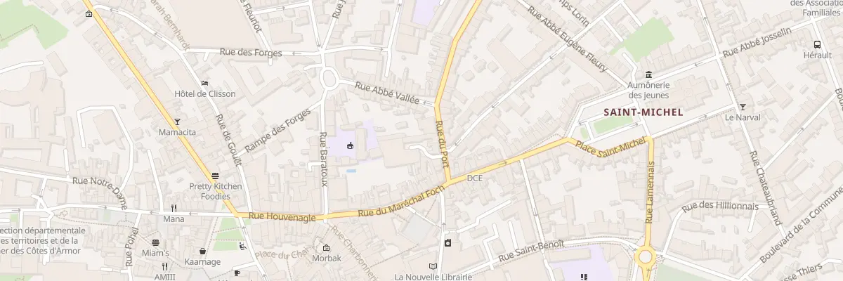 Plan du 9 Rue du Port à Saint-Brieuc