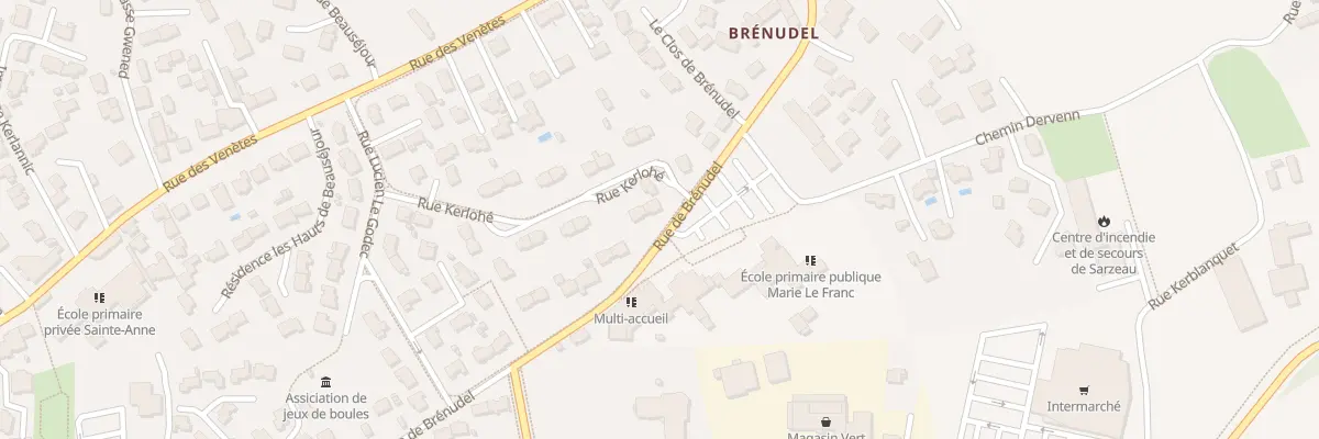 Plan du 27 Rue de Brénudel à Sarzeau