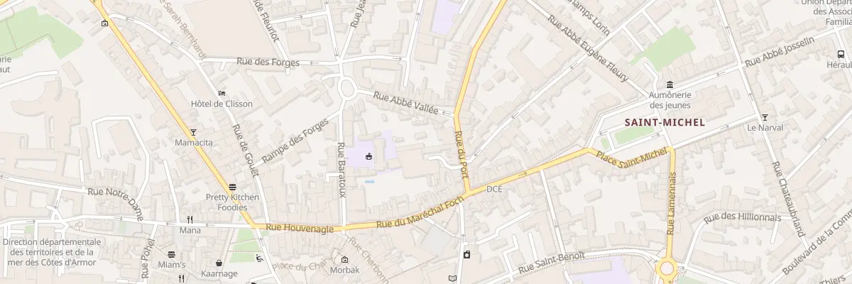 Plan du 11 Rue du Port à Saint-Brieuc