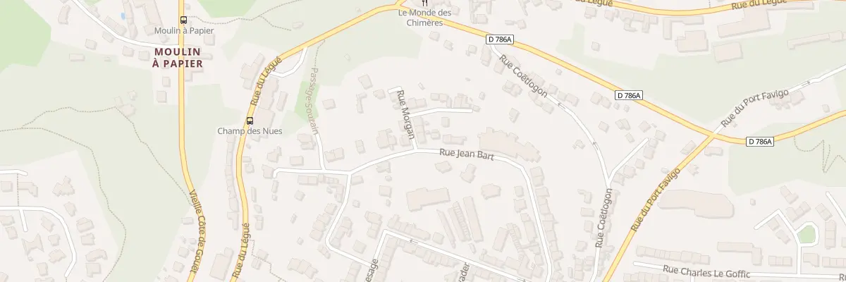 Plan du 48 Rue Jean Bart à Saint-Brieuc