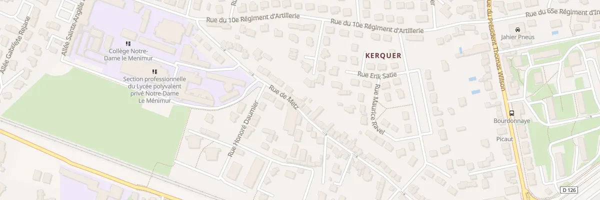 Plan du 68 Rue de Metz à Vannes