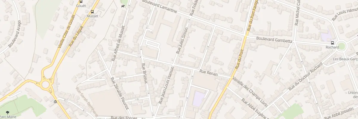 Plan du 2 Rue Jules Simon à Saint-Brieuc