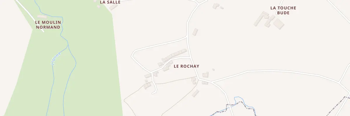 Plan du 5806 Le Rochay à Plédran