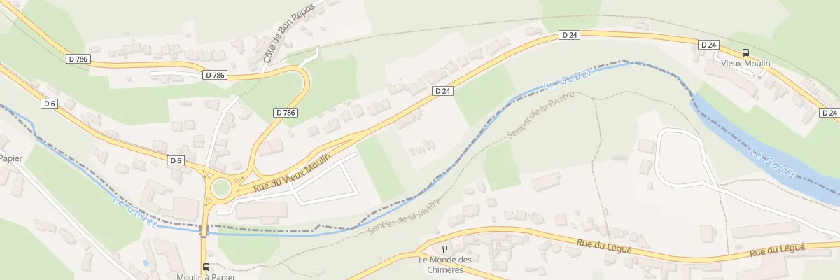 Plan du 25 Rue du Vieux Moulin à Plérin