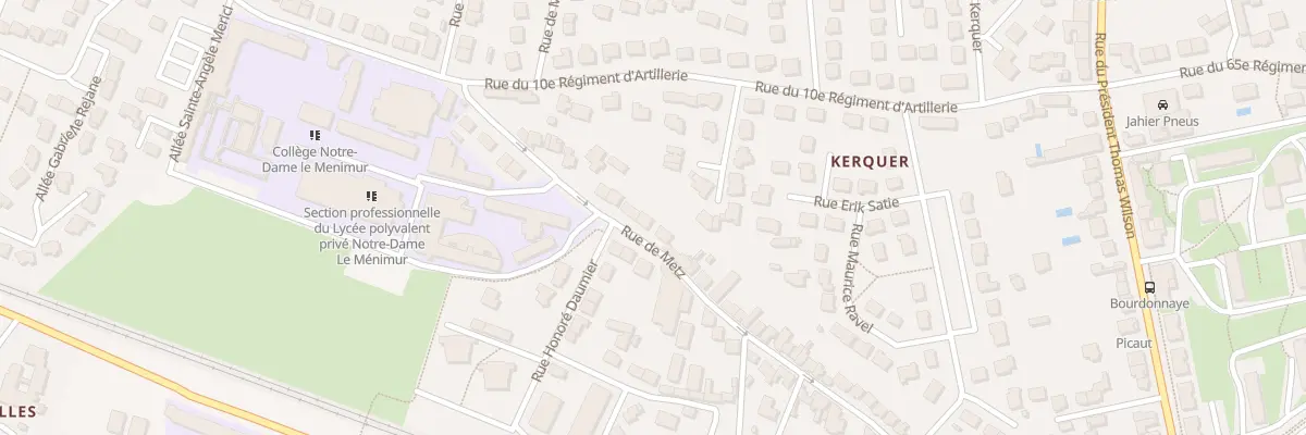 Plan du 72 Rue de Metz à Vannes