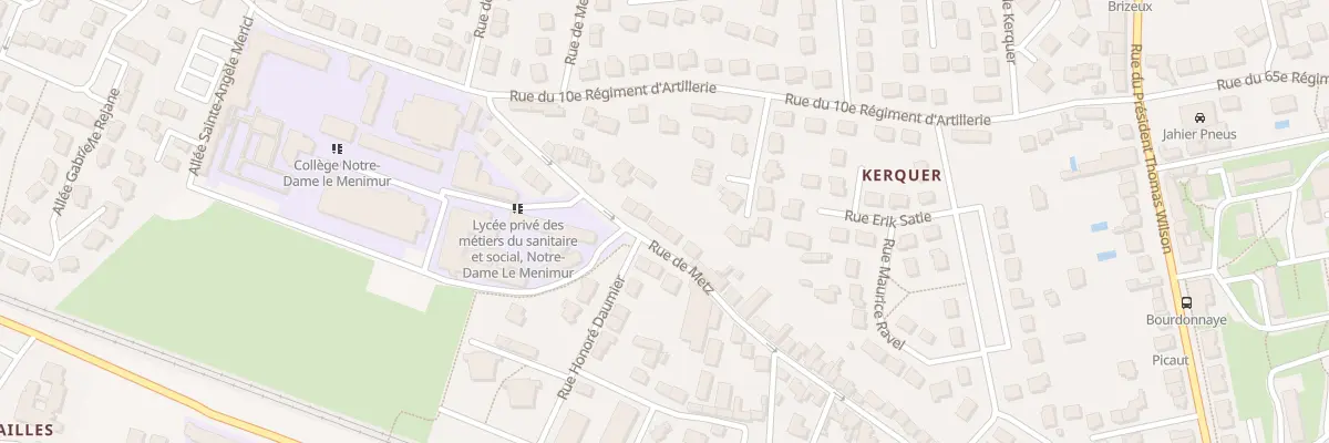 Plan du 76 Rue de Metz à Vannes