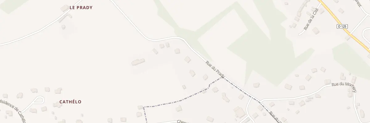 Plan du 5 Rue du Prady à Rohan