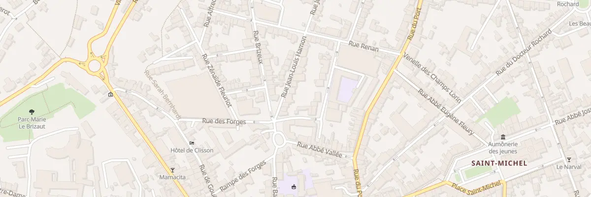 Plan du 8 Rue Jean-Louis Hamon à Saint-Brieuc