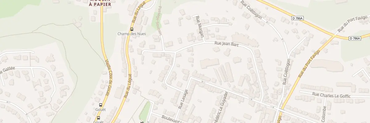 Plan du 20 Rue du Champ des Nues à Saint-Brieuc