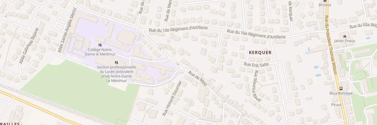 Plan du 78 Rue de Metz à Vannes