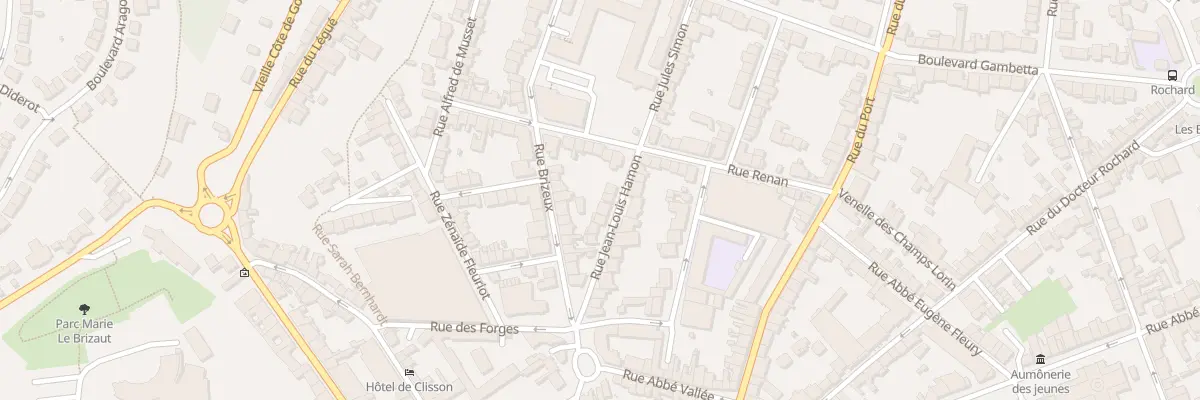 Plan du 9 Rue Jean-Louis Hamon à Saint-Brieuc