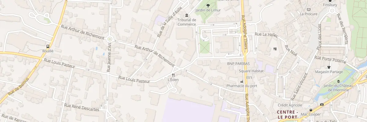 Plan du 4 Rue Autissier à Vannes