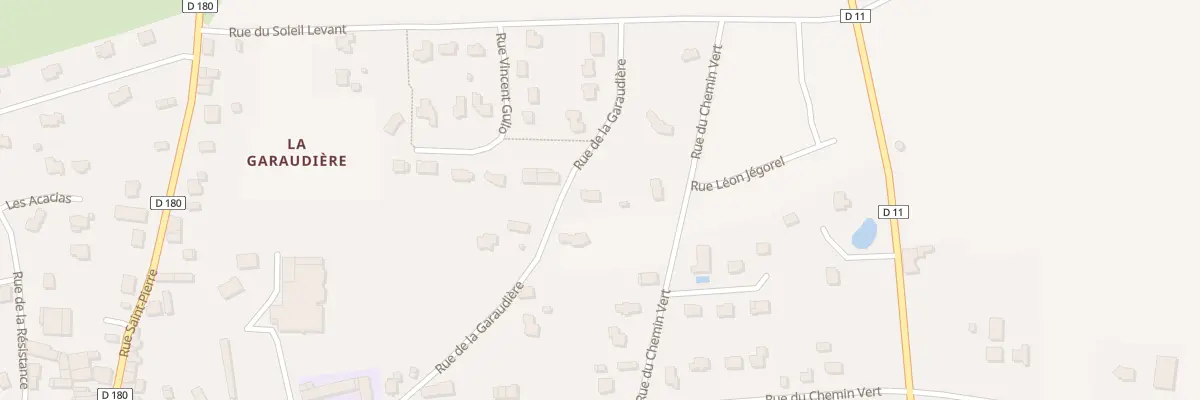 Plan du 198 Rue de la Garaudière à Crédin