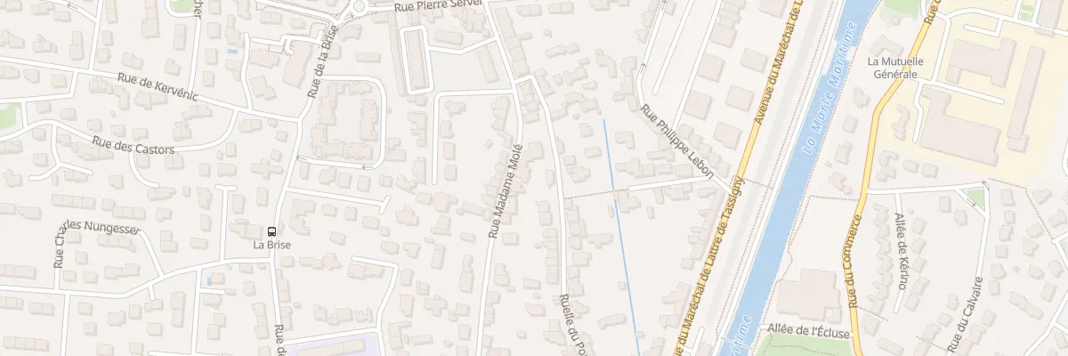 Plan du 69 Rue Madame Molé à Vannes