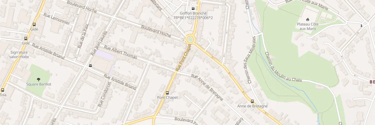 Plan du 5 Rue du Pont Chapet à Saint-Brieuc