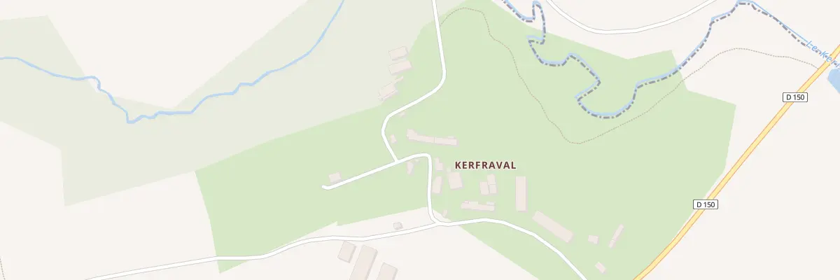 Plan du 5138 Kerfraval à Bignan