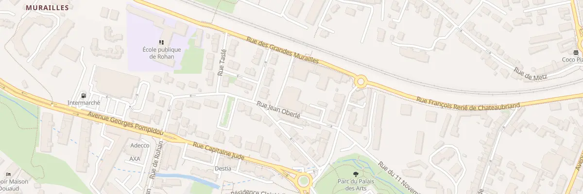 Plan du 8 Rue Jean Oberlé à Vannes