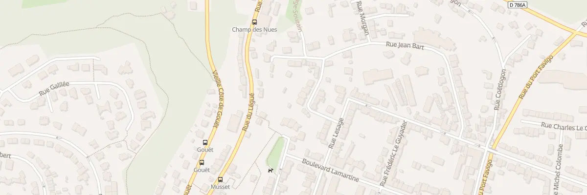 Plan du 15 Rue du Champ des Nues à Saint-Brieuc