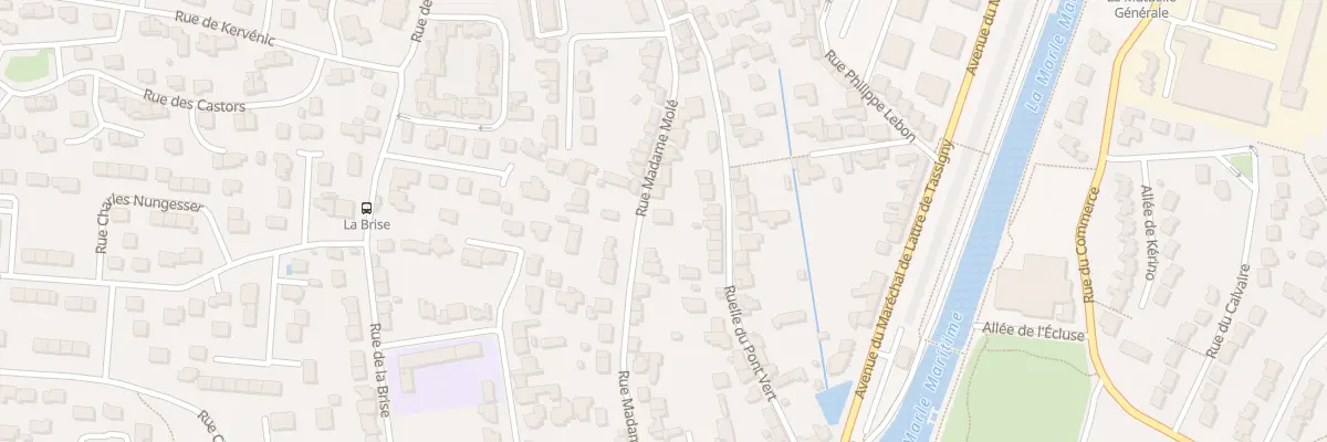 Plan du 77 Rue Madame Molé à Vannes