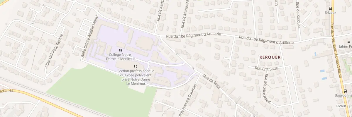Plan du 73 Rue de Metz à Vannes