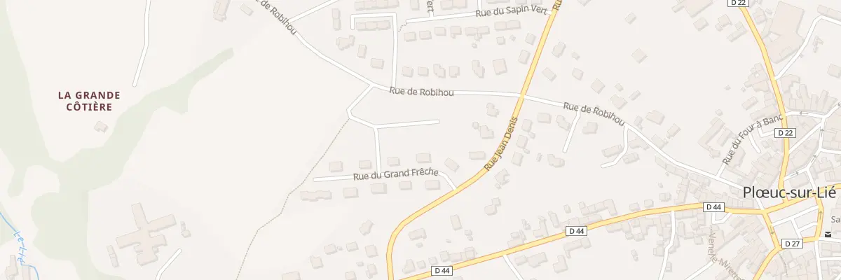 Plan du 15 Rue du Grain d’Or à Plœuc-L’Hermitage