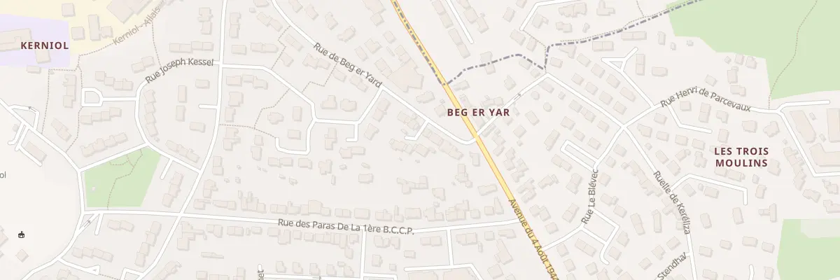 Plan du 2 All Barbara à Vannes