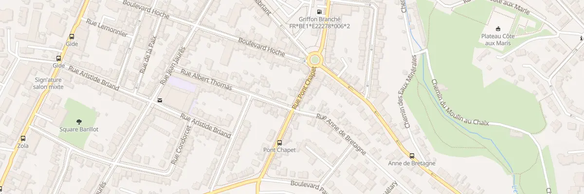 Plan du 6 Rue du Pont Chapet à Saint-Brieuc