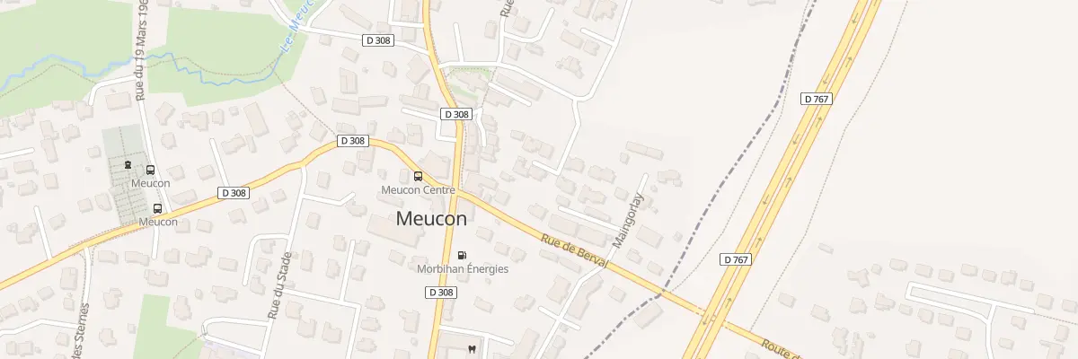 Plan du 1 Imp des Saules à Meucon