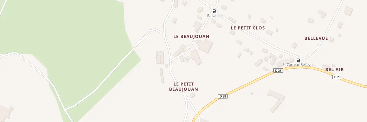 Plan du 21 Le Beau Jouan à Saint-Carreuc