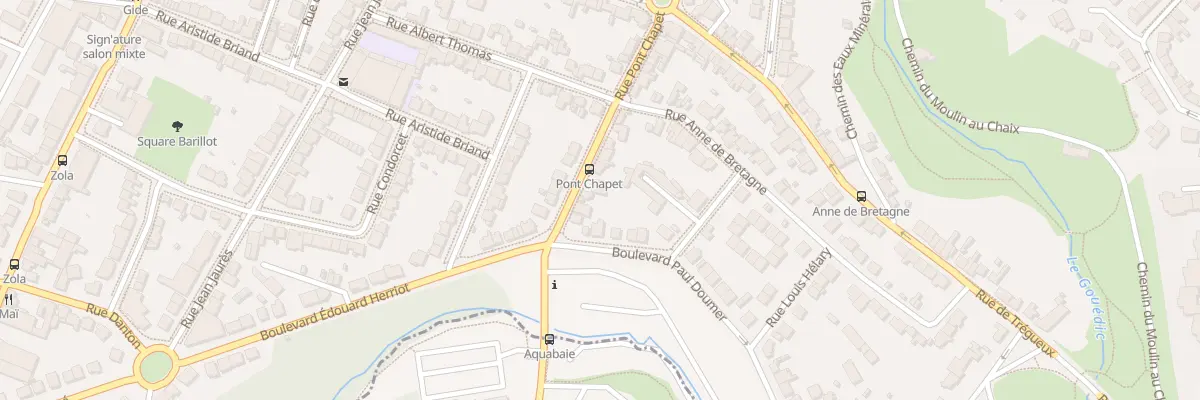 Plan du 23 Rue du Pont Chapet à Saint-Brieuc