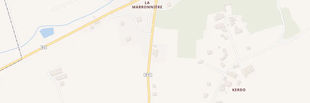 Plan du 8 La Marronnière à Crédin
