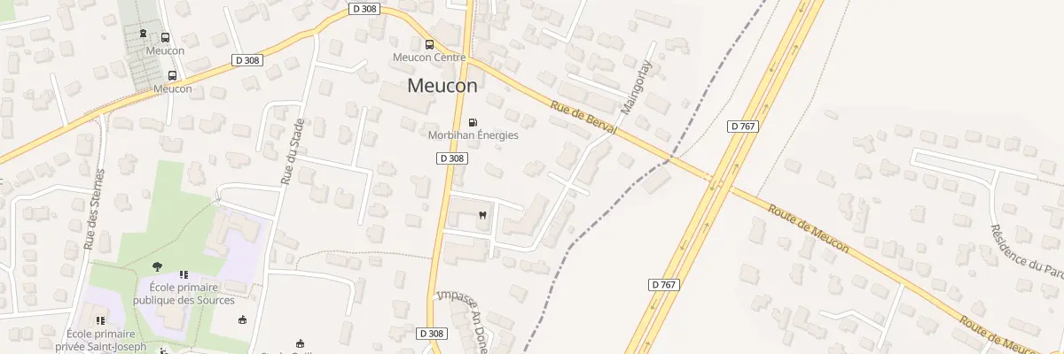 Plan du 6 Rue de Berval à Meucon