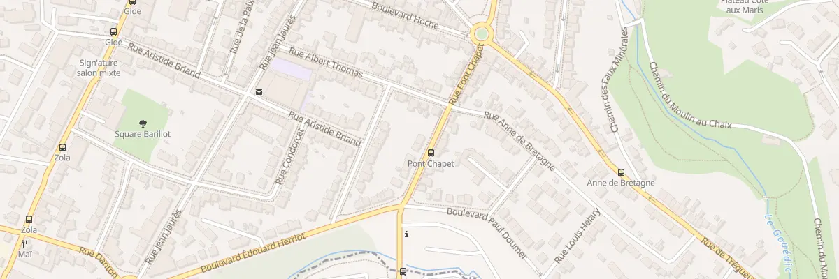 Plan du 10 Rue du Pont Chapet à Saint-Brieuc