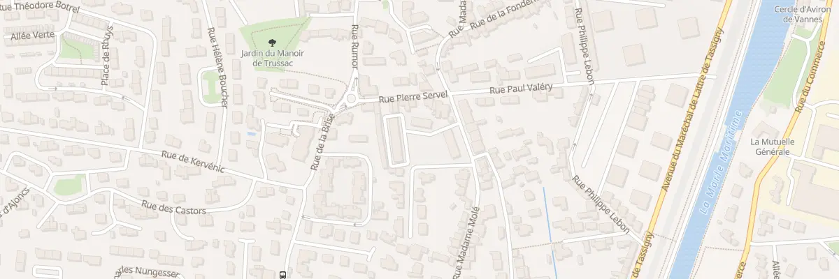 Plan du 64 Rue Madame Molé à Vannes