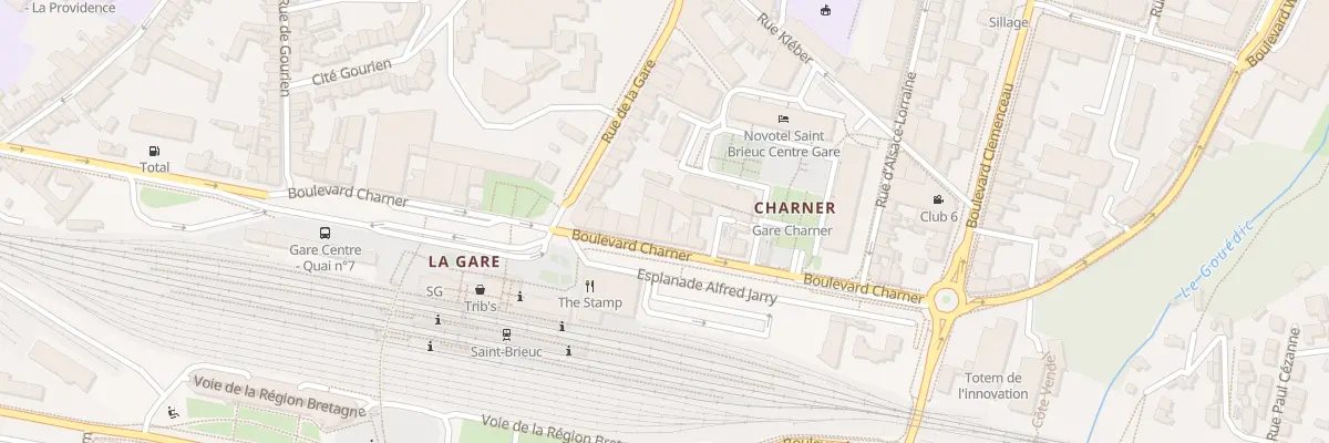 Plan du 14 Bd Charner à Saint-Brieuc