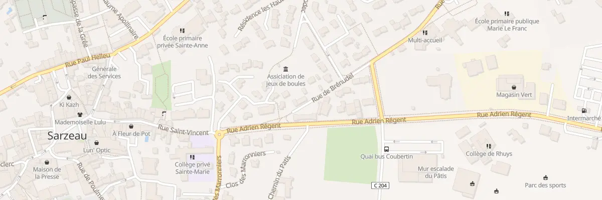 Plan du 3 Rue de Brénudel à Sarzeau