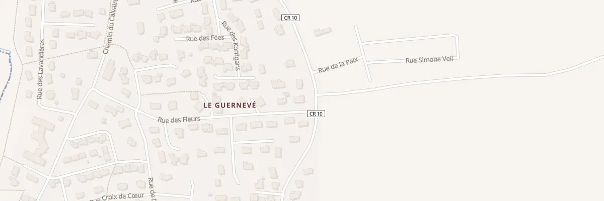 Plan du 2 Rue des Fleurs à Locqueltas