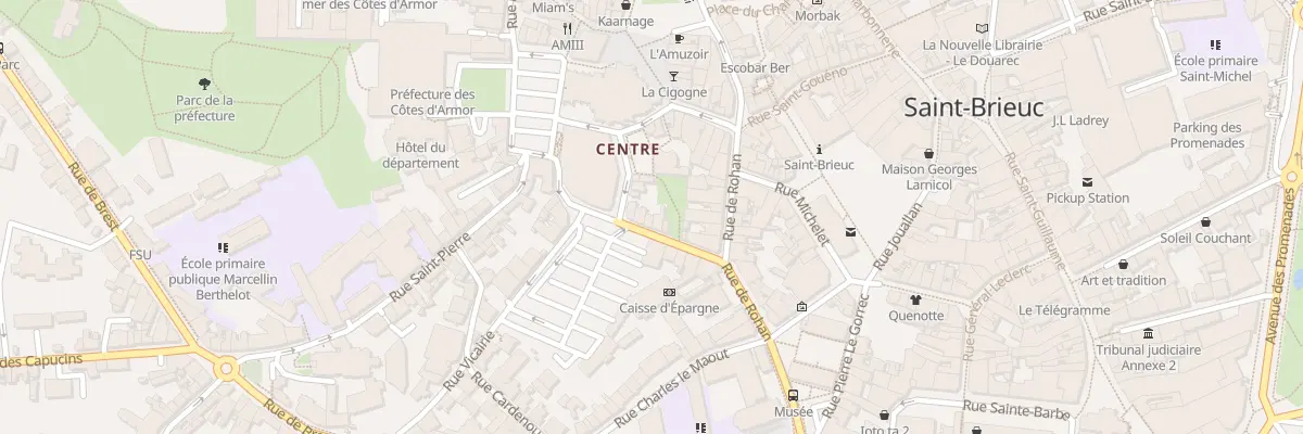 Plan du 5 Rue Poulain Corbion à Saint-Brieuc