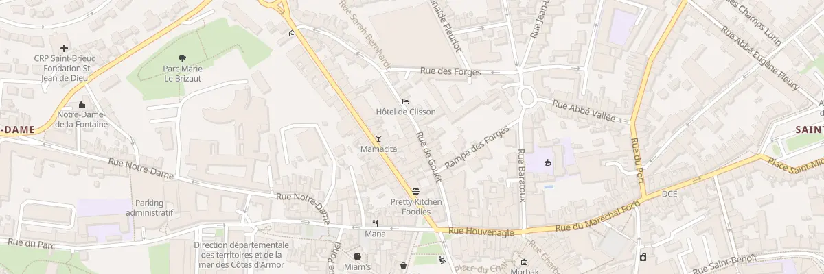 Plan du 25 Rue de Gouët à Saint-Brieuc