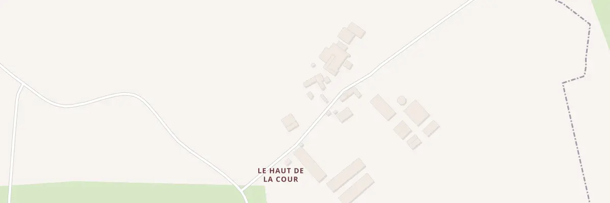 Plan du 36 Le Haut de la Cour à La Motte